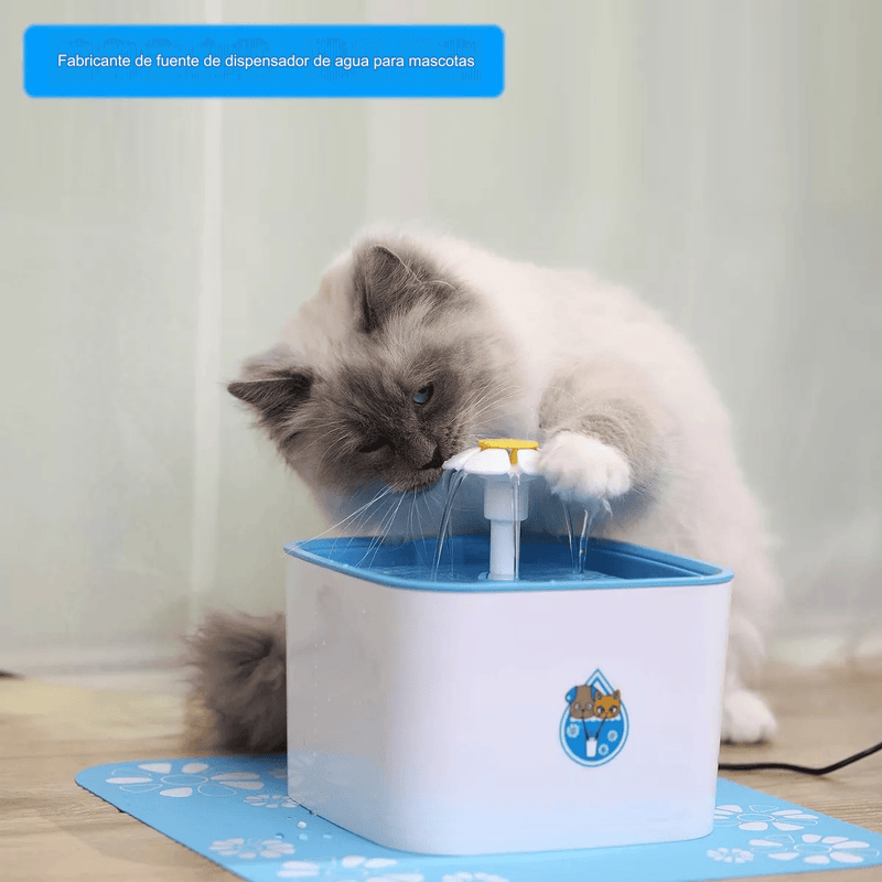 Fuente de agua automática para perros y gatos: hidratación fresca todo el día